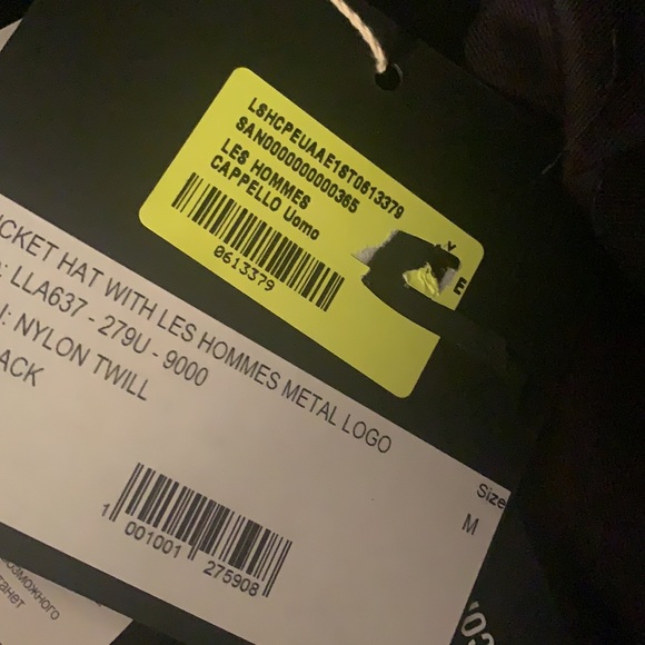 !!SOLD!! LES HOMMES Bucket Hat Black M - Picture 4 of 6